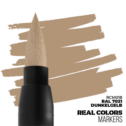 AK-RCM018 Patination Marker, Dark Yellow, RAL 7028